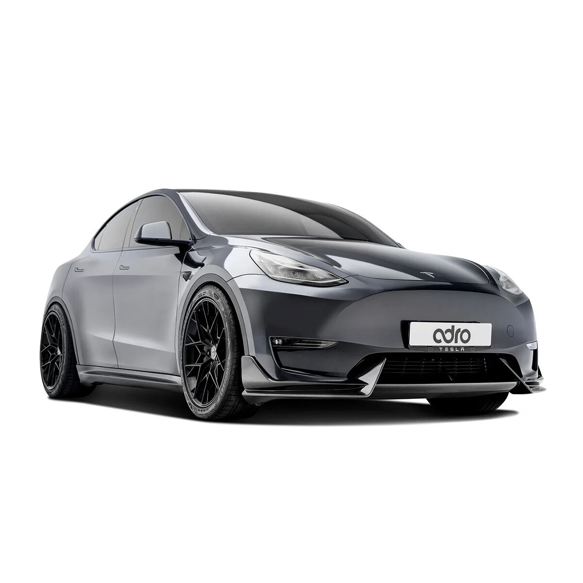 2020-2023 Tesla Model Y V1 Dry Carbon Fiber Side Skirts by ADRO USA