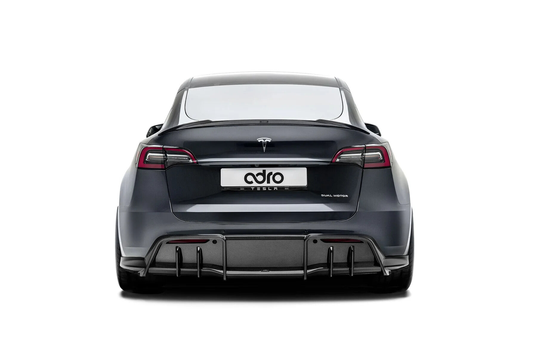 2020-2025 Tesla Model Y V1 Dry Carbon Fiber Trunk Spoiler by ADRO USA