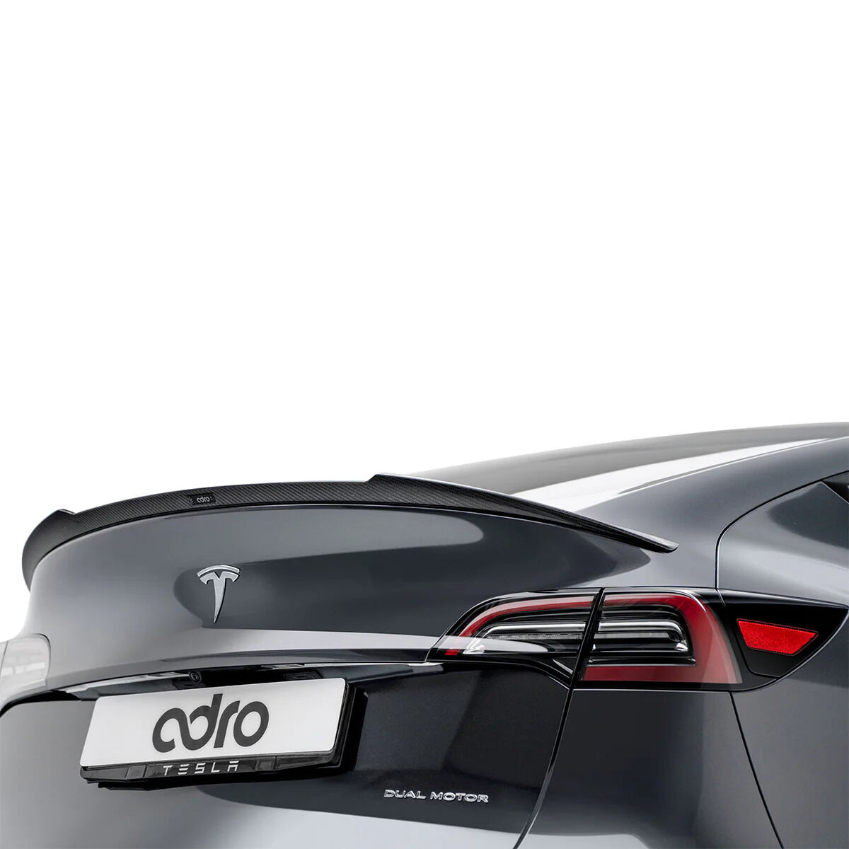 2020-2025 Tesla Model Y V1 Dry Carbon Fiber Trunk Spoiler by ADRO USA
