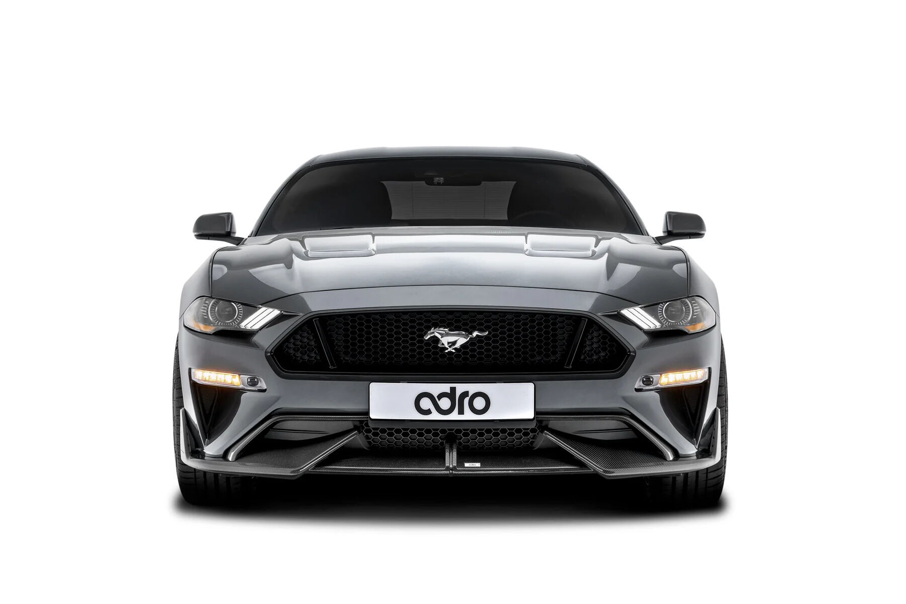 2018-2023 Ford Mustang Carbon Fiber Side Skirts by ADRO USA