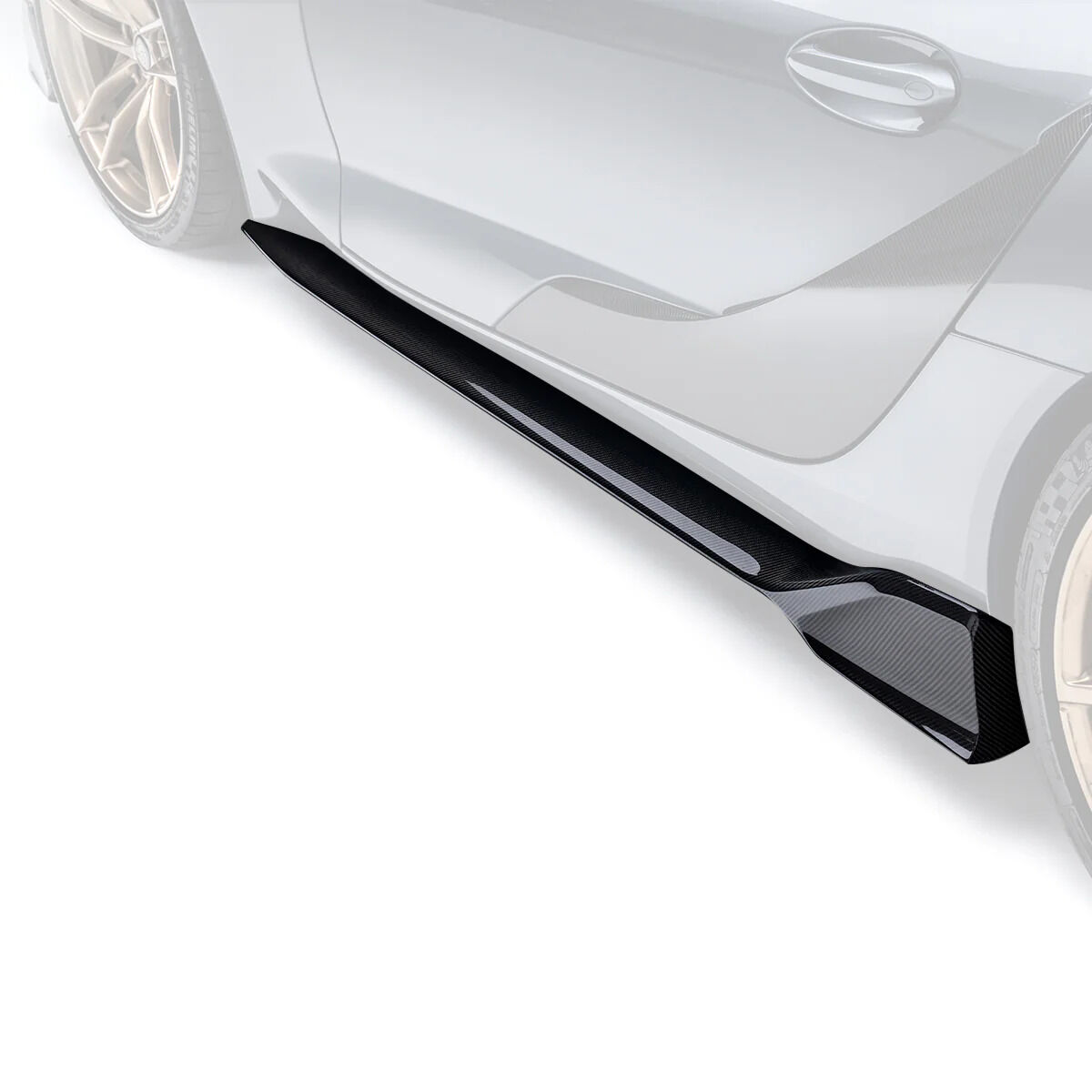 2020-2024 Toyota GR Supra A90/A91 V1 Carbon Fiber Side Skirts by ADRO USA