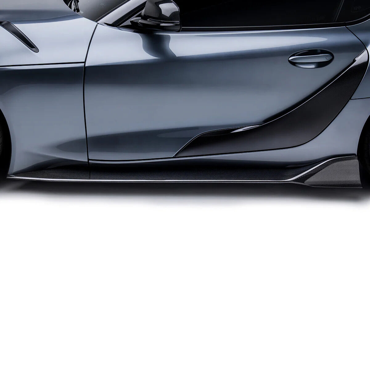2020-2024 Toyota GR Supra A90/A91 V1 Carbon Fiber Side Skirts by ADRO USA