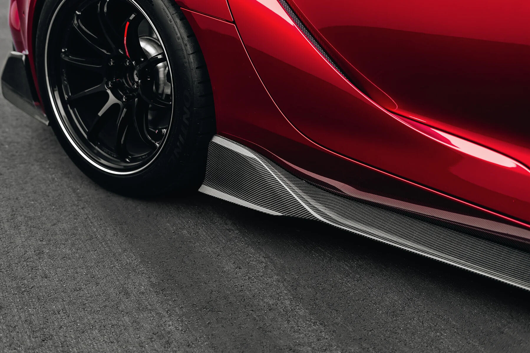 2020-2024 Toyota GR Supra A90/A91 V1 Carbon Fiber Side Skirts by ADRO USA