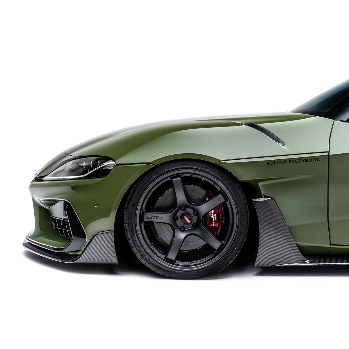 2020-2024 Toyota GR Supra A90/A91 V2 Carbon Fiber Side Skirts w/Fenders by ADRO USA