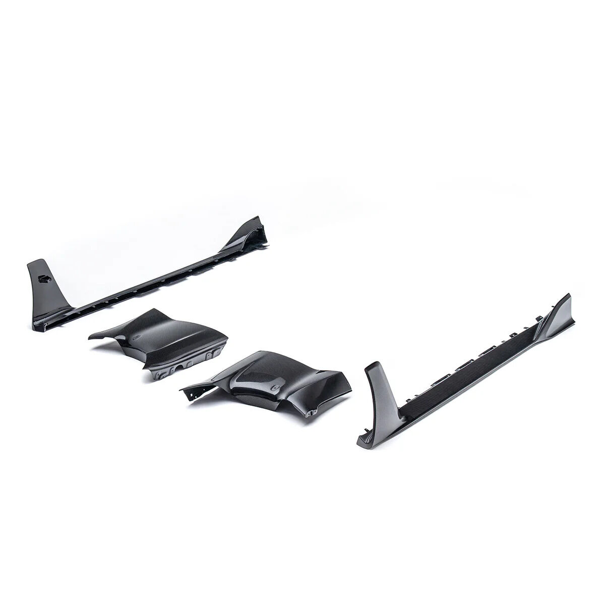 2020-2024 Toyota GR Supra A90/A91 V2 Carbon Fiber Side Skirts w/Fenders by ADRO USA