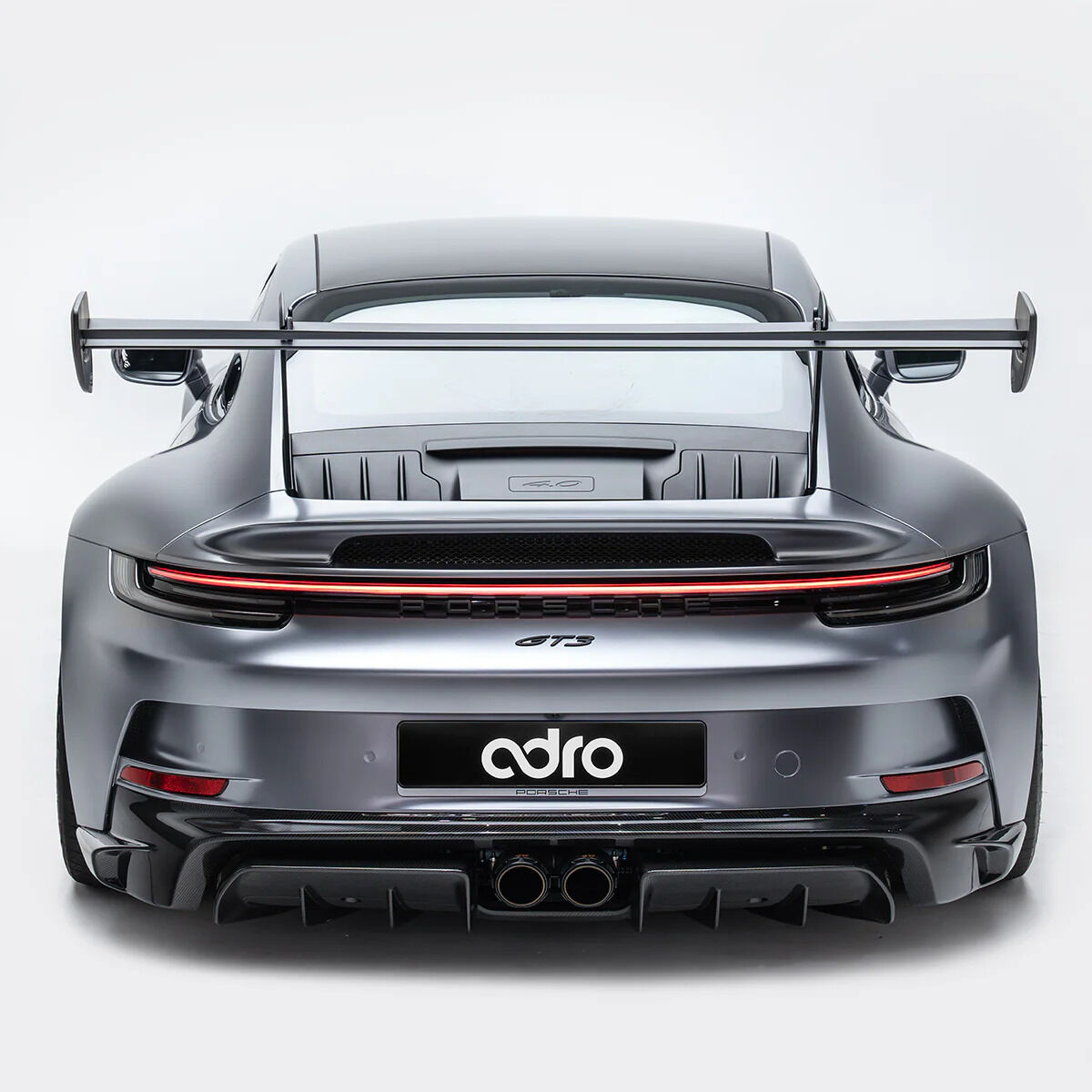 2021-2025 Porsche 911 992.1 GT3 V1 Dry Carbon Fiber Rear Apron Panel by ADRO USA - A23A10-1301