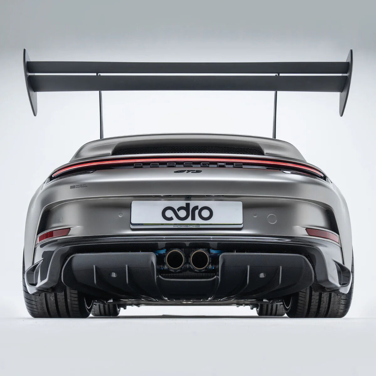 2021-2025 Porsche 911 992.1 GT3 V1 Dry Carbon Fiber Rear Diffuser by ADRO USA