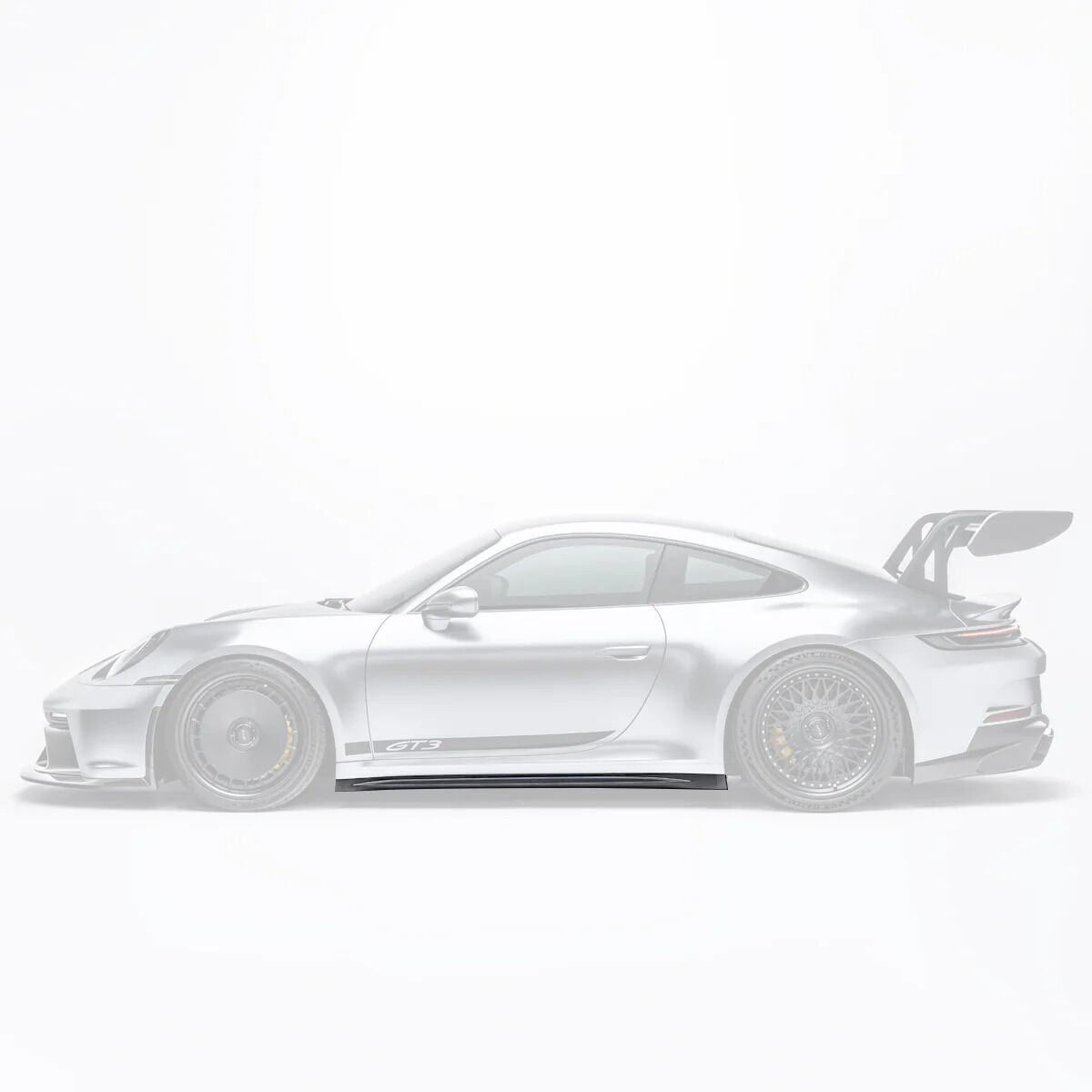 2021-2025 Porsche 911 992.1 GT3 V1 Dry Carbon Fiber Side Skirts by ADRO USA