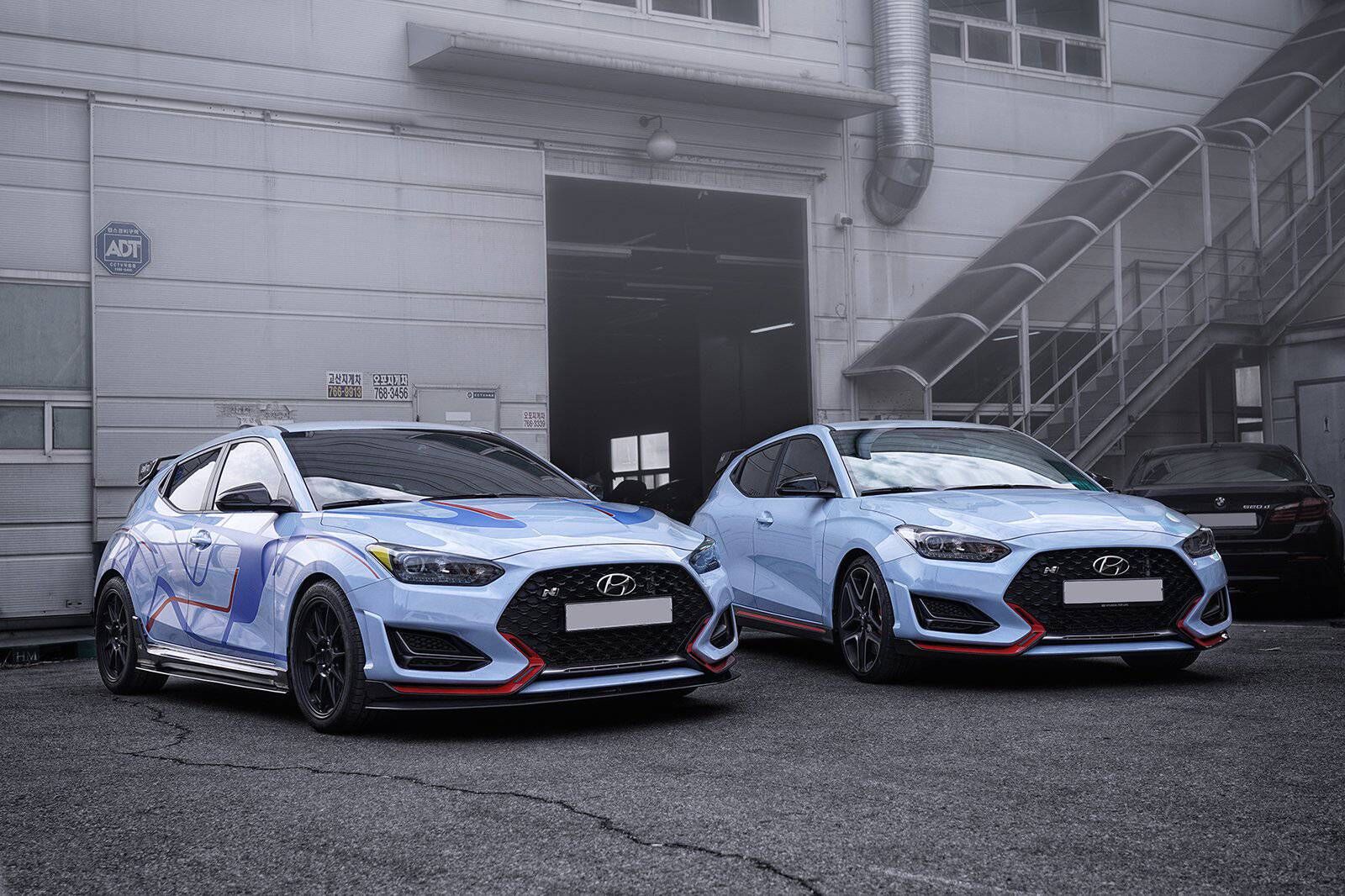 2019-2022 Hyundai Veloster N V1 Carbon Fiber Front Lip by ADRO USA