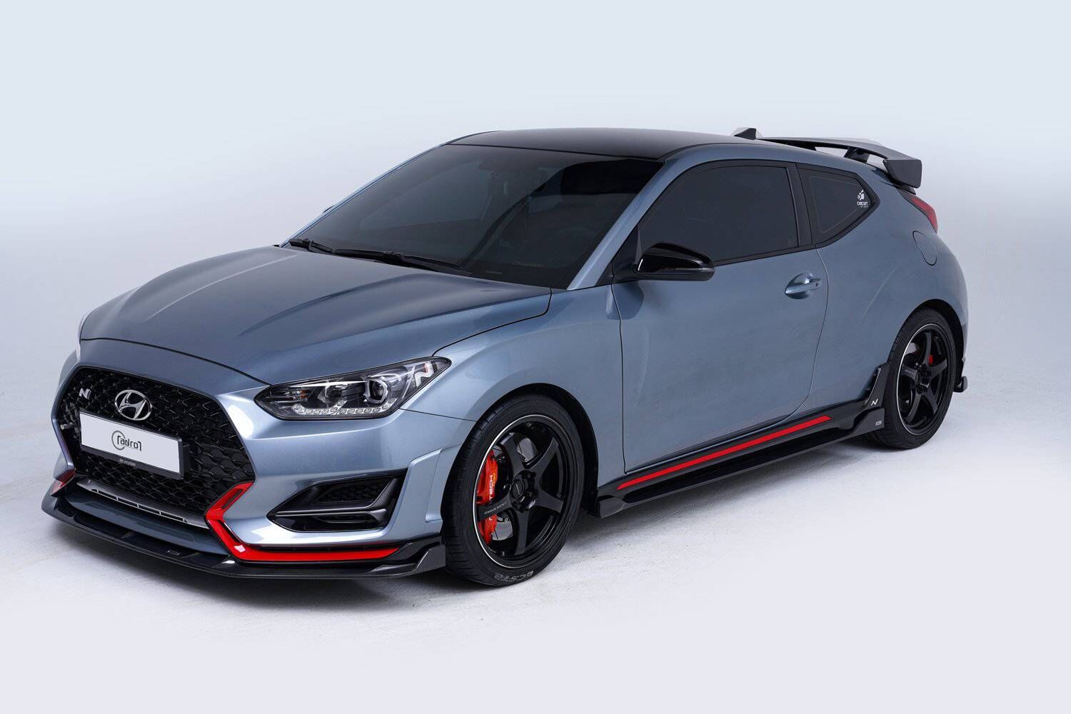 2019-2022 Hyundai Veloster N V2 A Type Carbon Fiber Front Lip by ADRO USA