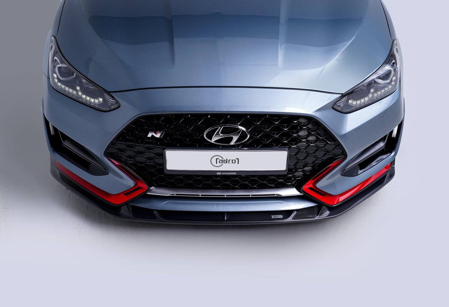 2019-2022 Hyundai Veloster N V2 A Type Carbon Fiber Front Lip by ADRO USA - A10A20-1202