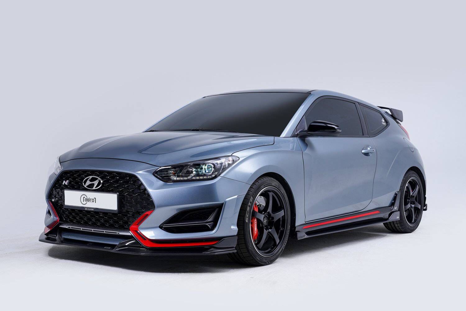 2019-2022 Hyundai Veloster N V3 Type B Carbon Fiber Front Lip by ADRO USA