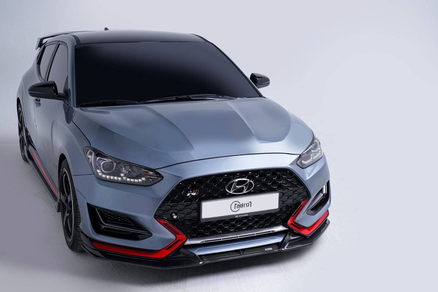 2019-2022 Hyundai Veloster N V3 Type B Carbon Fiber Front Lip by ADRO USA - A10A20-1203