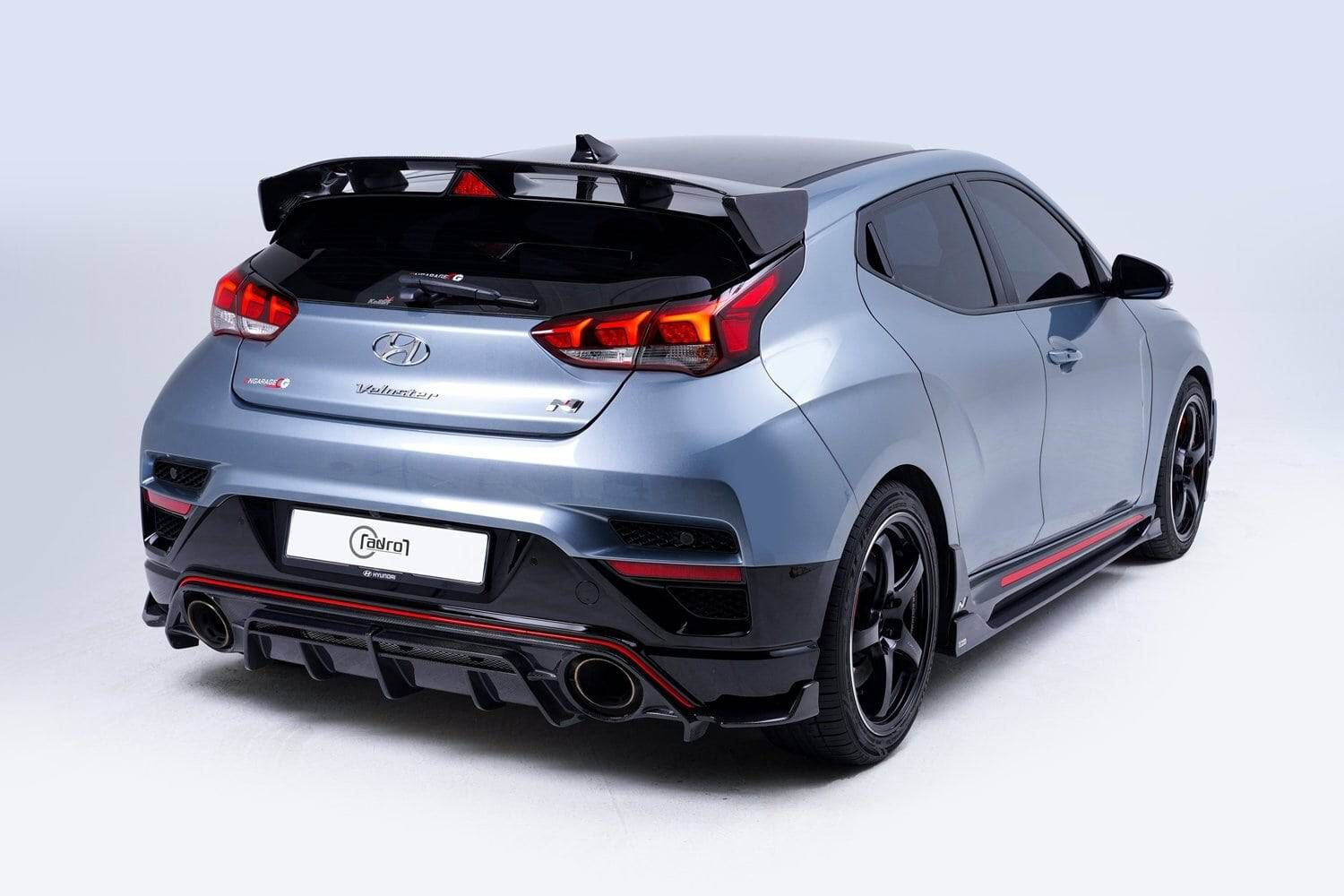 2019-2022 Hyundai Veloster N Carbon Fiber Rear Diffuser by ADRO USA
