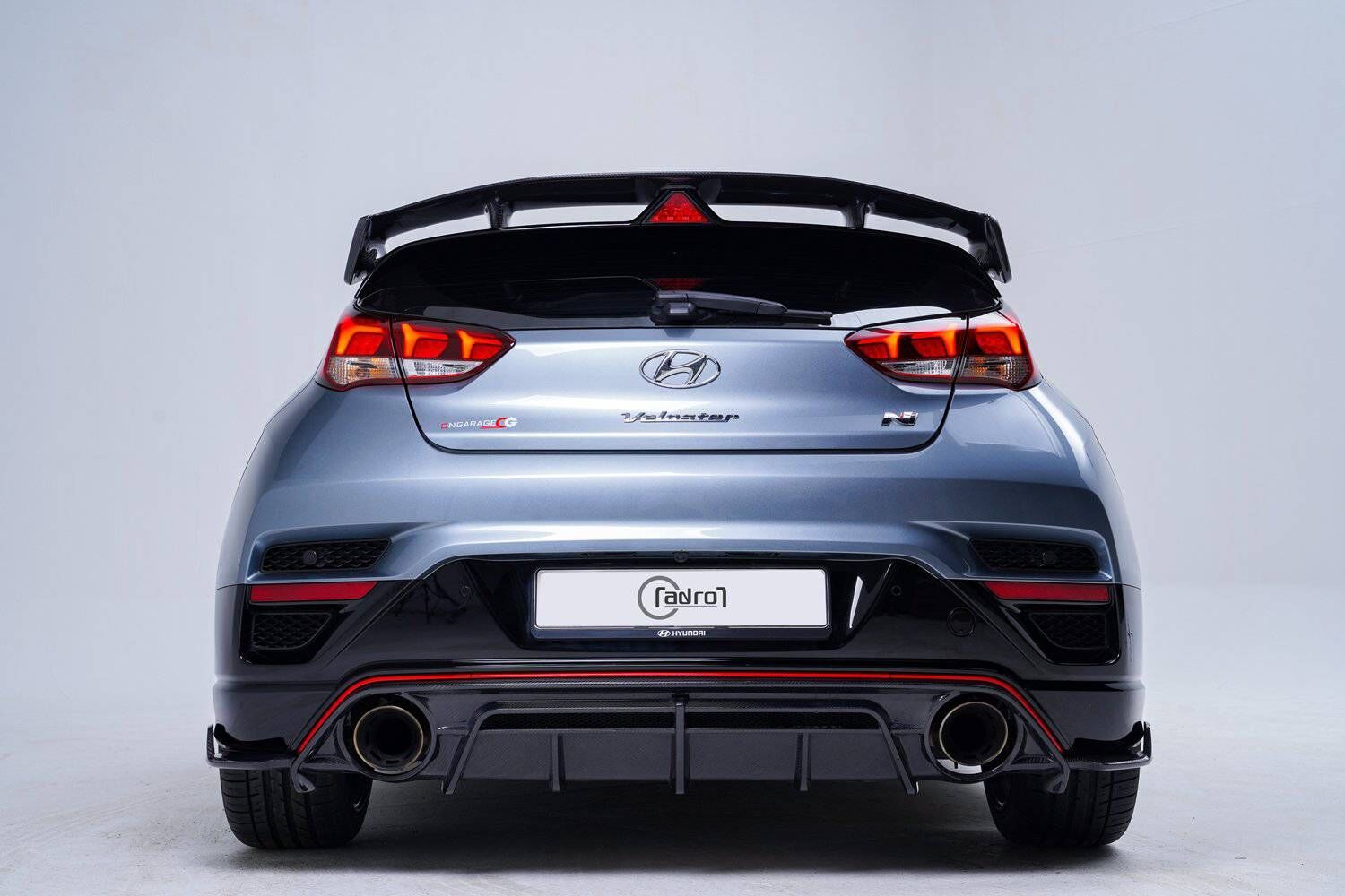 2019-2022 Hyundai Veloster N Carbon Fiber Rear Diffuser by ADRO USA - A10A20-1302