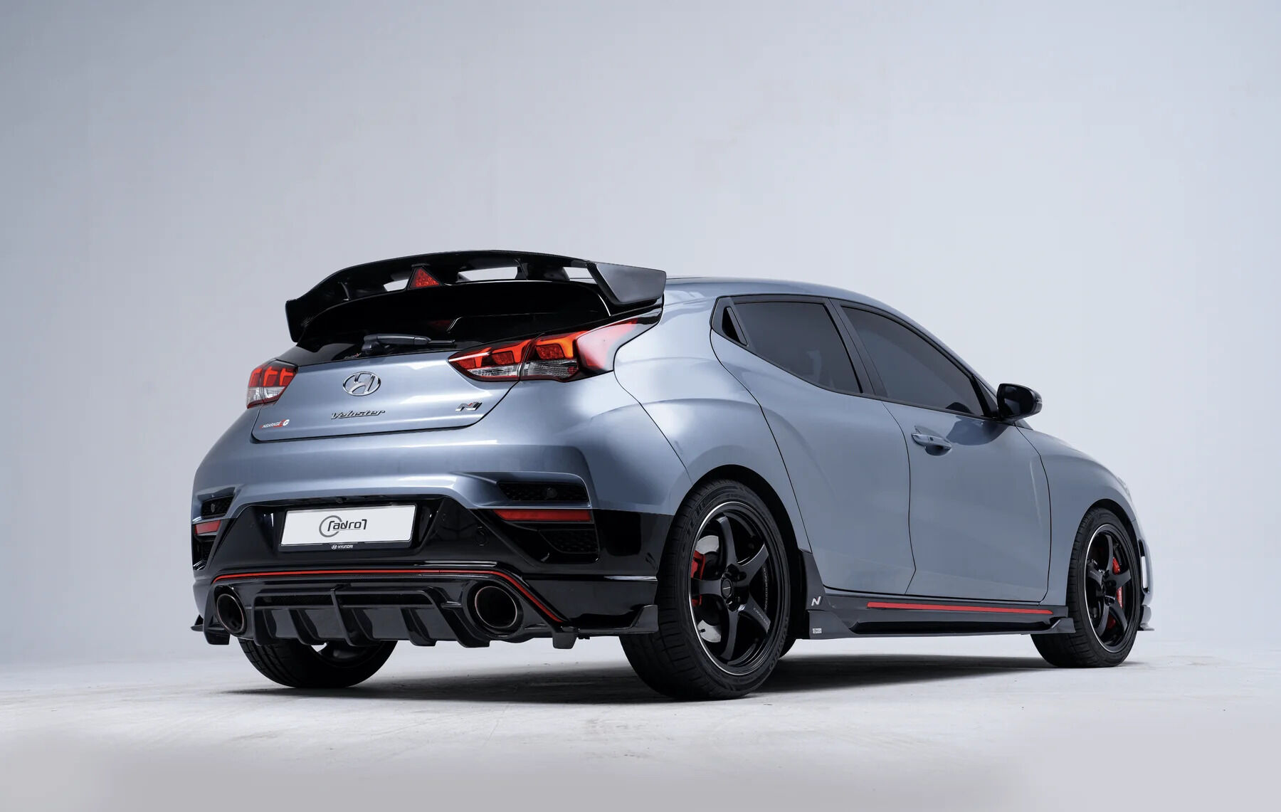 2019-2022 Hyundai Veloster N V2 Carbon Fiber Side Skirts by ADRO USA