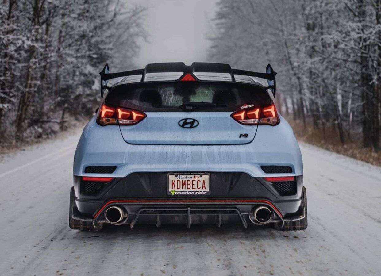 2011-2022 Hyundai Veloster V2 Carbon Fiber Rear Spoiler by ADRO USA