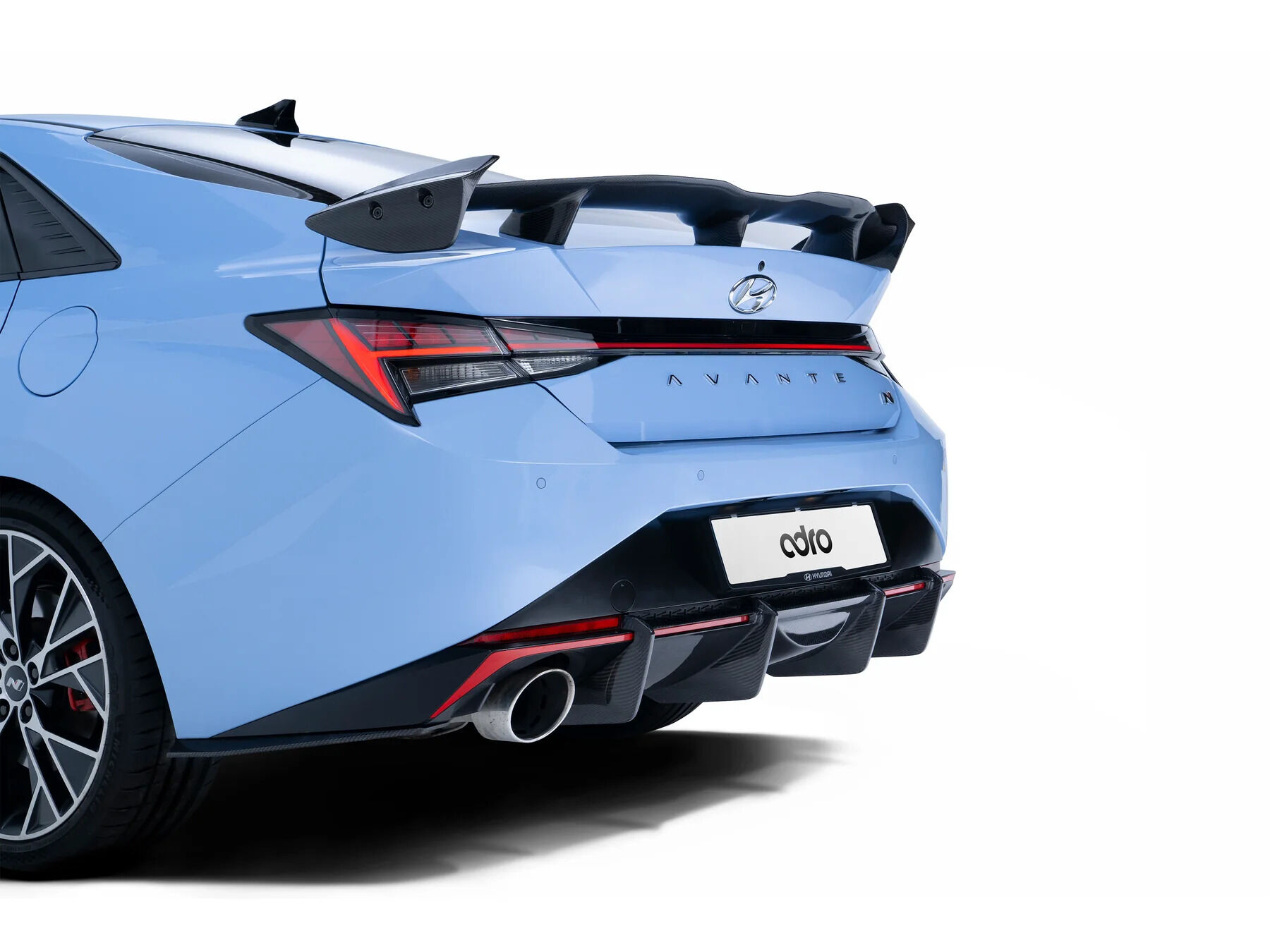 2022-2023 Hyundai Elantra N Carbon Fiber Rear Diffuser by ADRO USA
