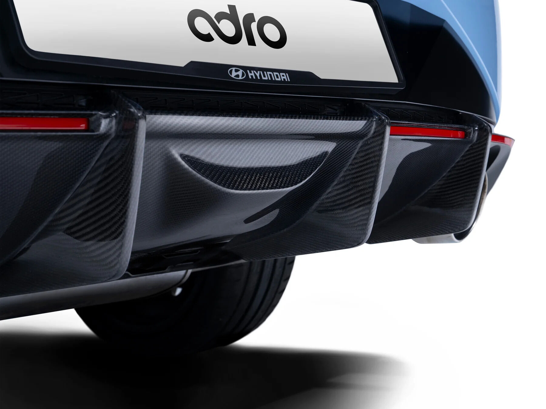 2022-2023 Hyundai Elantra N Carbon Fiber Rear Diffuser by ADRO USA