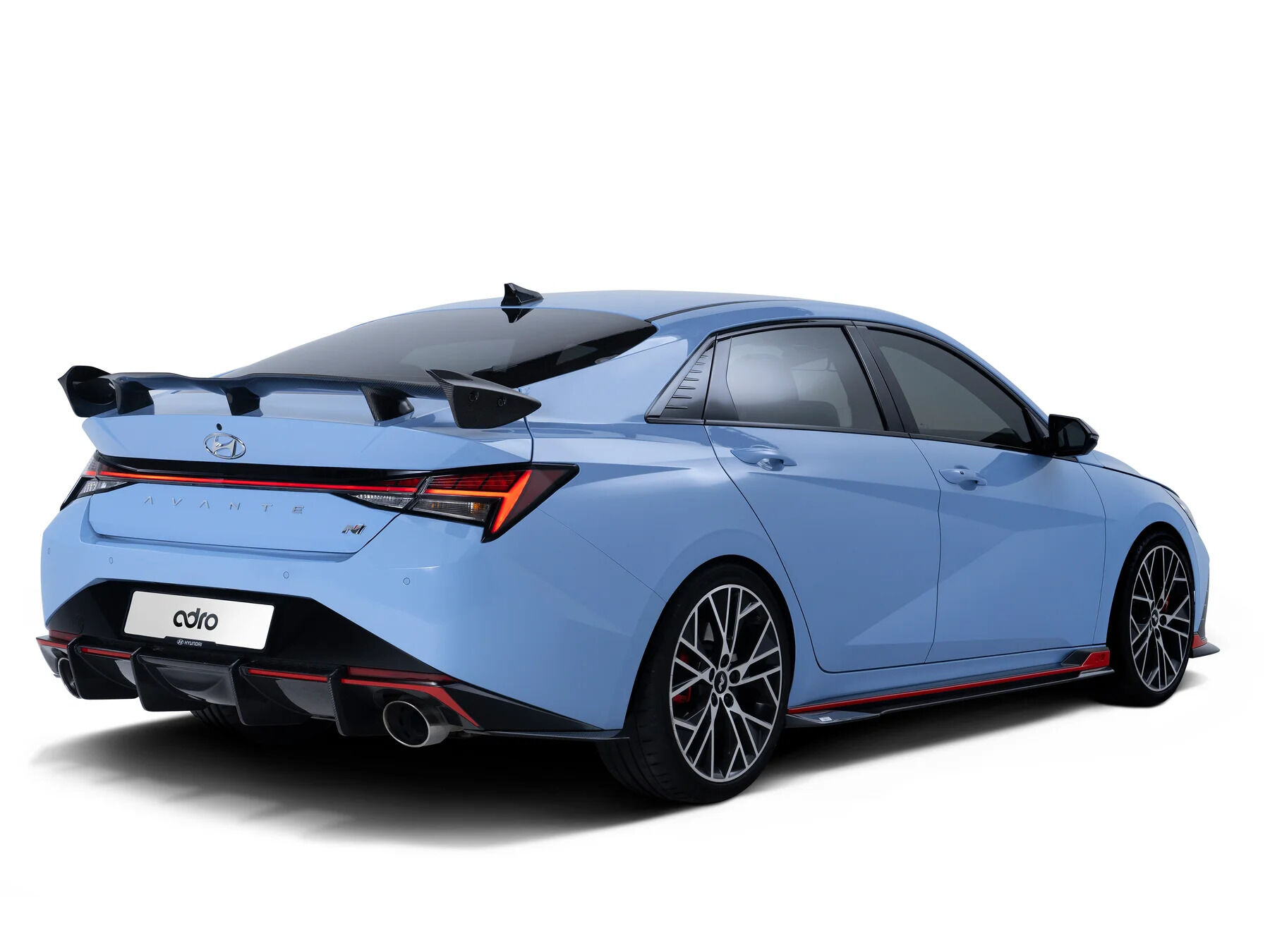 2022-2023 Hyundai Elantra N Carbon Fiber Rear Diffuser by ADRO USA