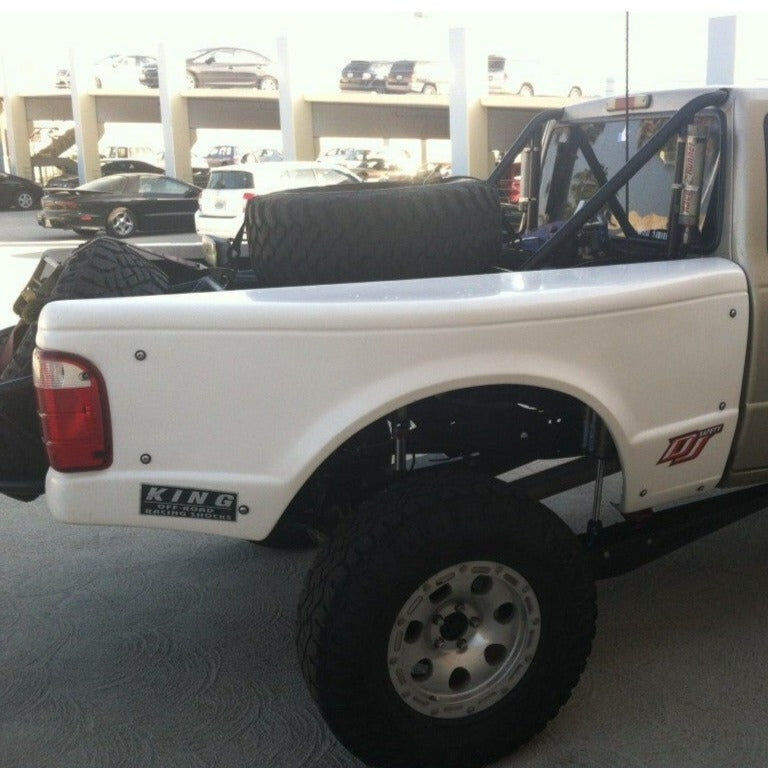 1993-2014 Ford Ranger BedSides Rear Fenders Wide-Body 10" Flare 4" Rise for Short Bed - Pair