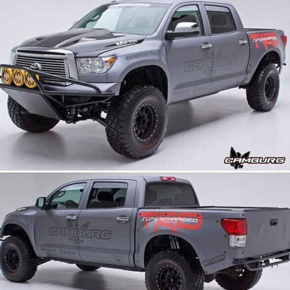 2007-2013 Toyota Tundra Front Fenders Wide-Body 4" Flare 2" Rise - Pair