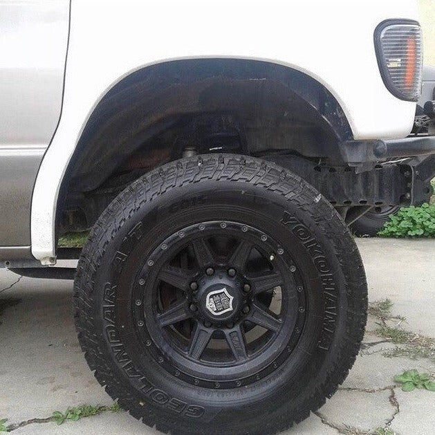1992-2007 Ford Econoline Van Front Fenders Wide-Body 3" Flare 2.5" Rise - Pair