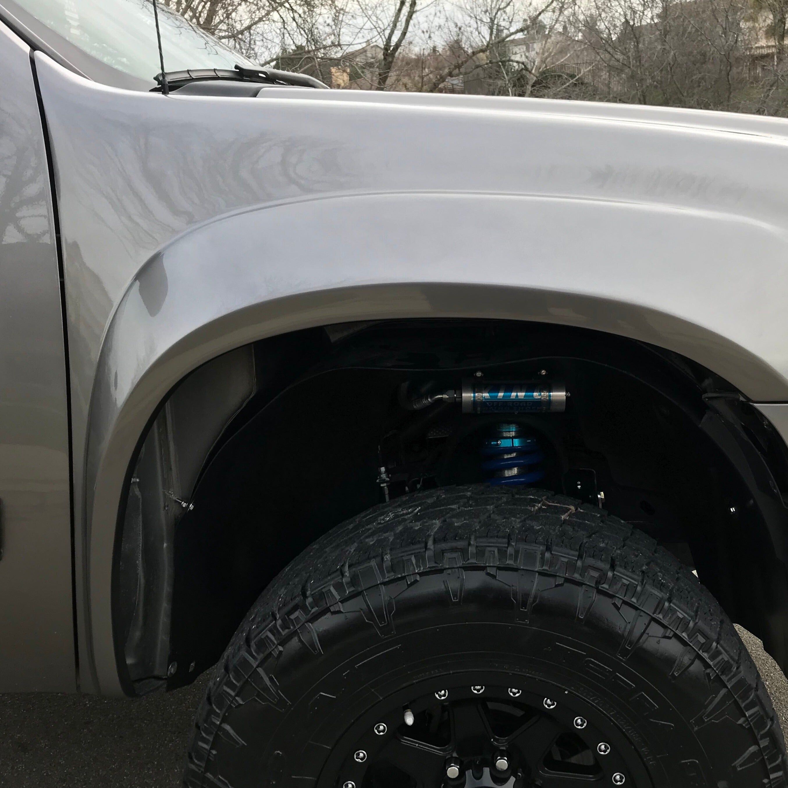 2007-2013 GMC Sierra Front Fenders Wide-Body 2" Flare 1" Rise - Pair