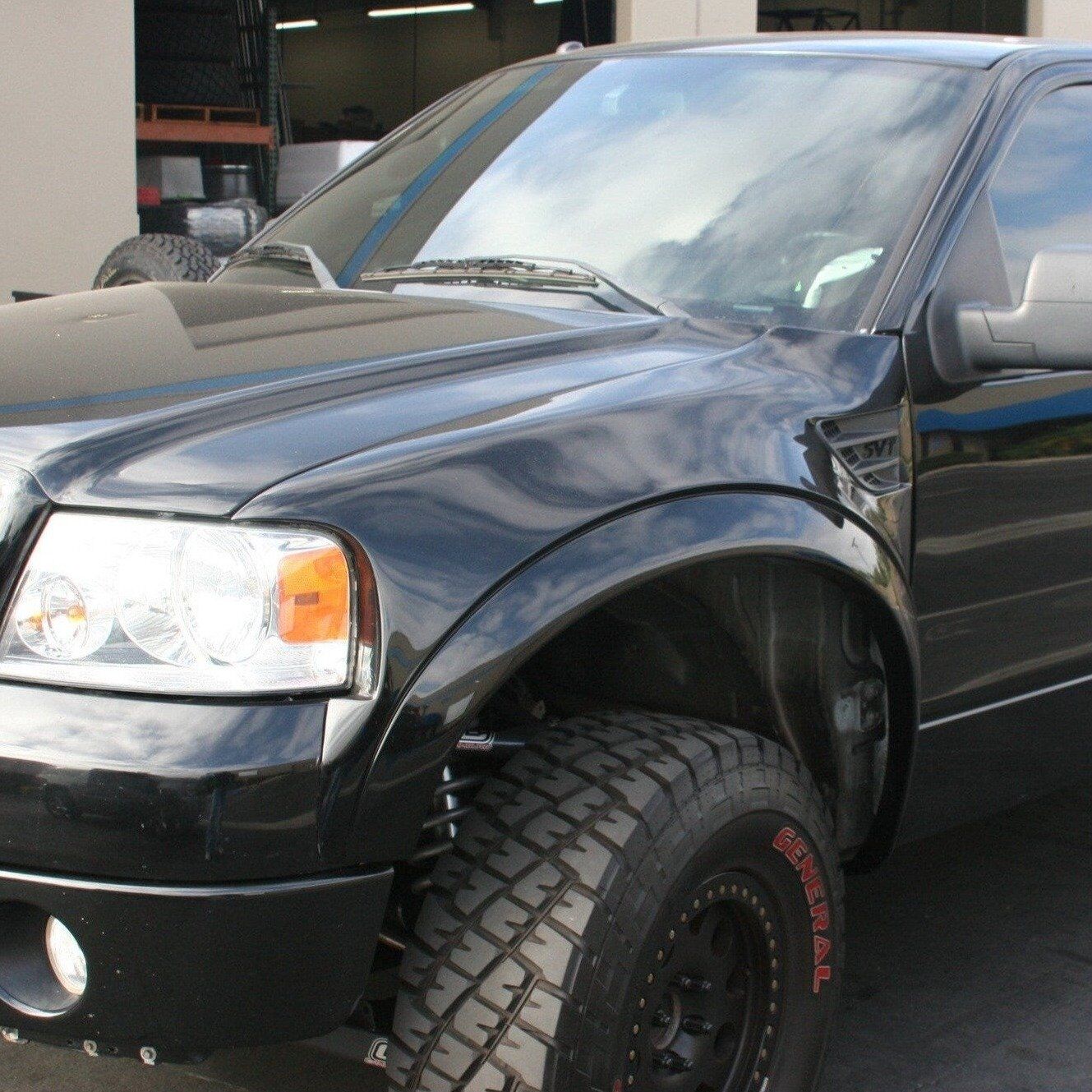 2004-2008 Ford F-150 F-150 to Raptor Front Fenders Wide-Body 4" Flare 3" Rise - Pair