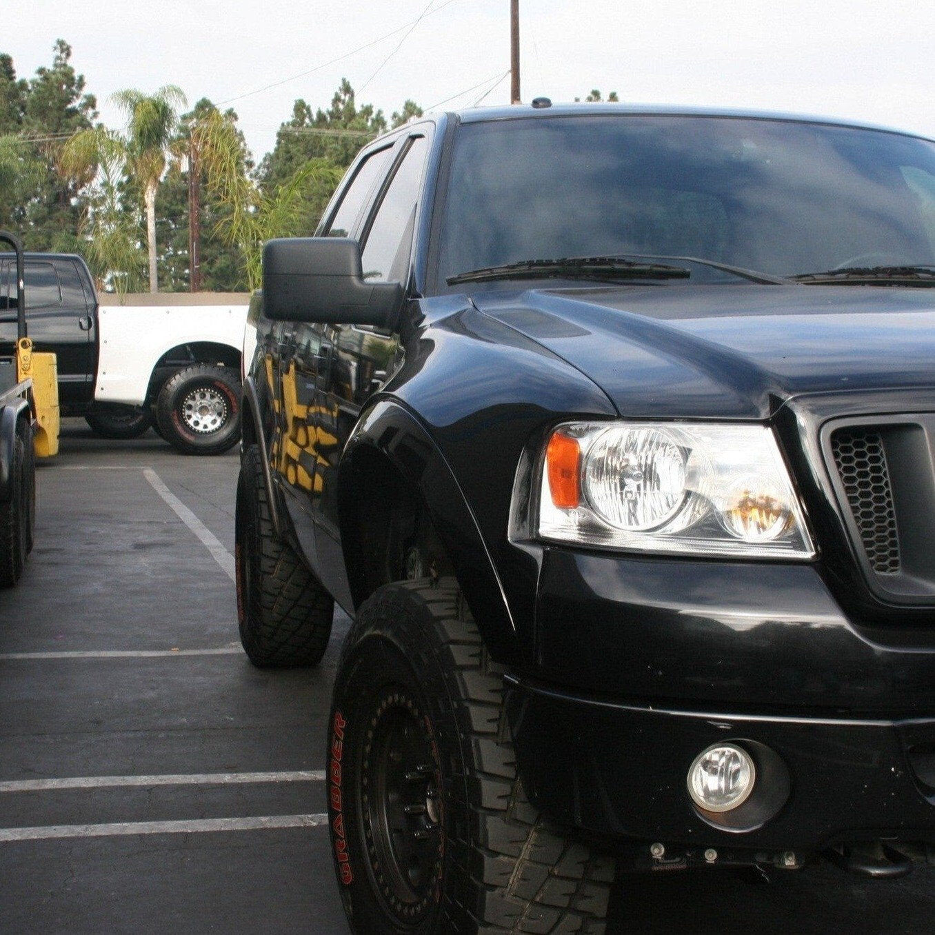 2004-2008 Ford F-150 F-150 to Raptor Front Fenders Wide-Body 4" Flare 3" Rise - Pair