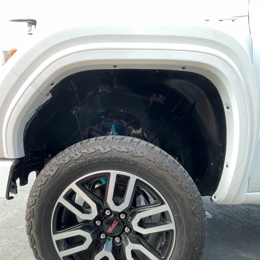 2019-2021 GMC Sierra Front Fenders Wide-Body 4" Flare 2" Rise - Pair