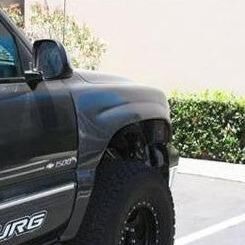 1999-2002 Chevrolet Silverado Front Fenders Wide-Body 4" Flare 2" Rise - Pair