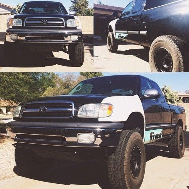 2000-2006 Toyota Tundra Front Fenders Wide-Body 4" Flare 3" Rise Standard/Access Cab - Pair