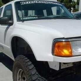 1993-1997 Ford Ranger Front Fenders Wide-Body 6.5" Flare 4" Rise - Pair