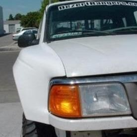 1993-1997 Ford Ranger Front Fenders Wide-Body 6.5" Flare 4" Rise - Pair