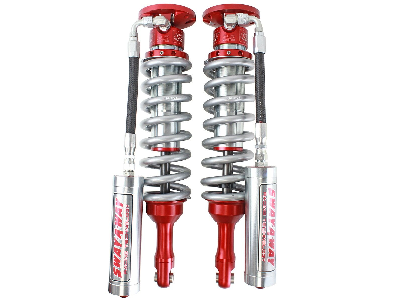 2005-2017 Toyota Tacoma 2.7L aFe Control Sway-A-Way 2.5" Front Coilover Kit w/ Remote Reservoir - 101-5600-15