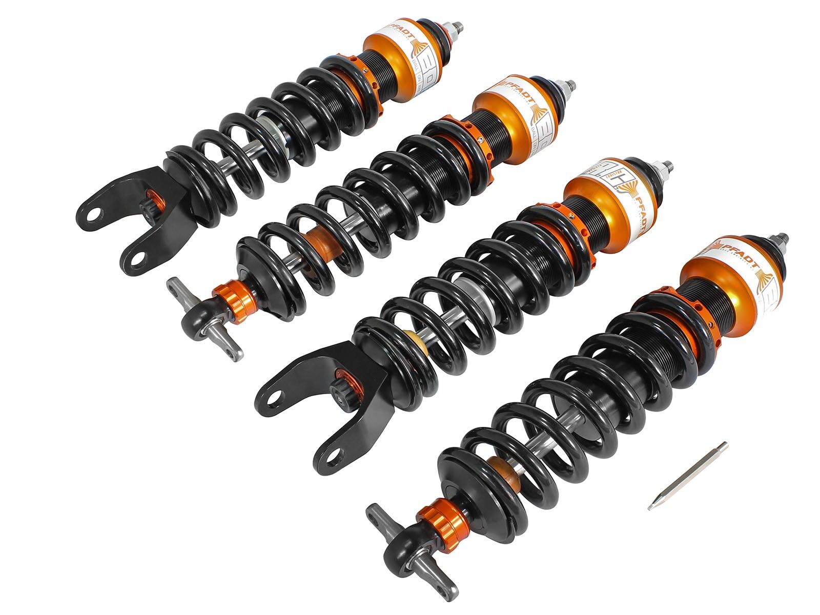 2006-2013 Chevrolet Corvette Z06 C6 LS7 V8 7.0L aFe Control PFADT Series Featherlight Single Adjustable Street/Track Coilover System