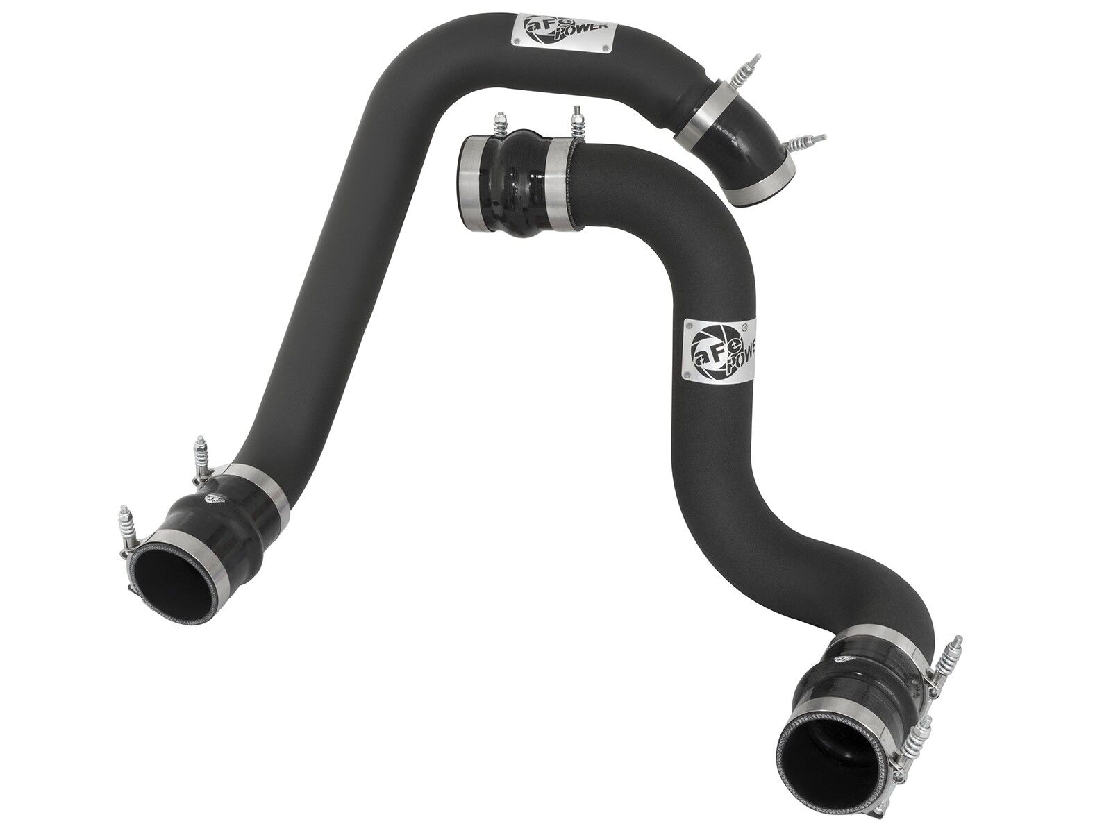 2003-2007 Ford F-550 Super Duty Turbo Diesel V8 6.0L BladeRunner 3" Intercooler Hot and Cold Side Tubes - 46-20104-B