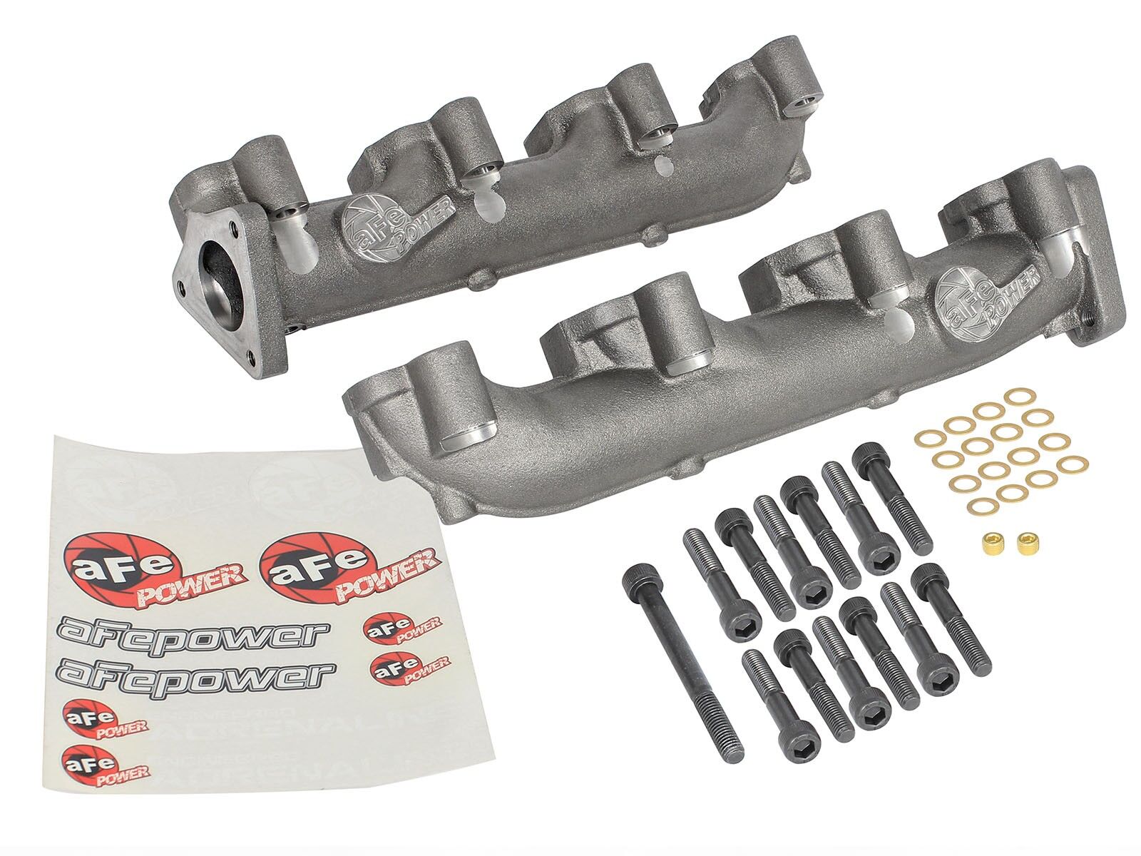 2011-2016 Chevrolet Silverado 3500 HD LML Duramax Turbo Diesel V8 6.6L BladeRunner Ported Ductile Iron Exhaust Manifolds