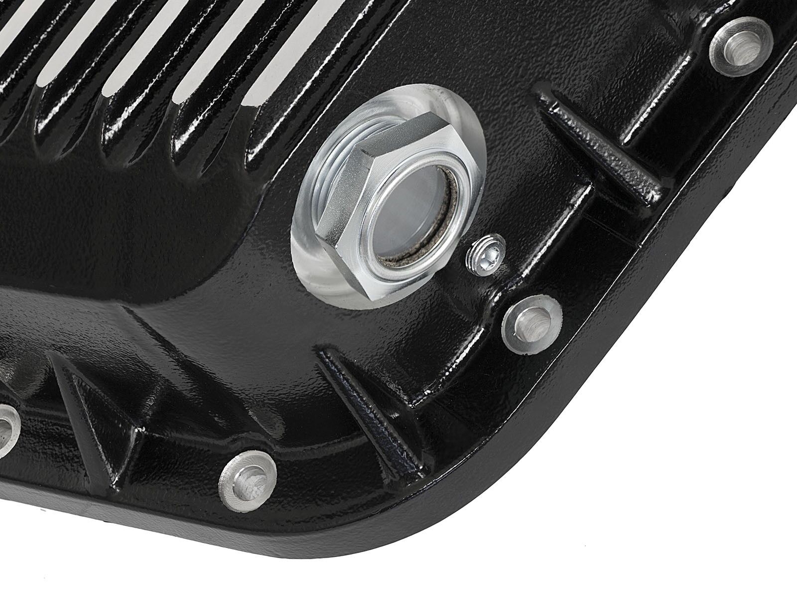 1988-1998 Ford F-350 Turbo Diesel V8 7.3L Rear Differential Cover Machined Fins Pro Series