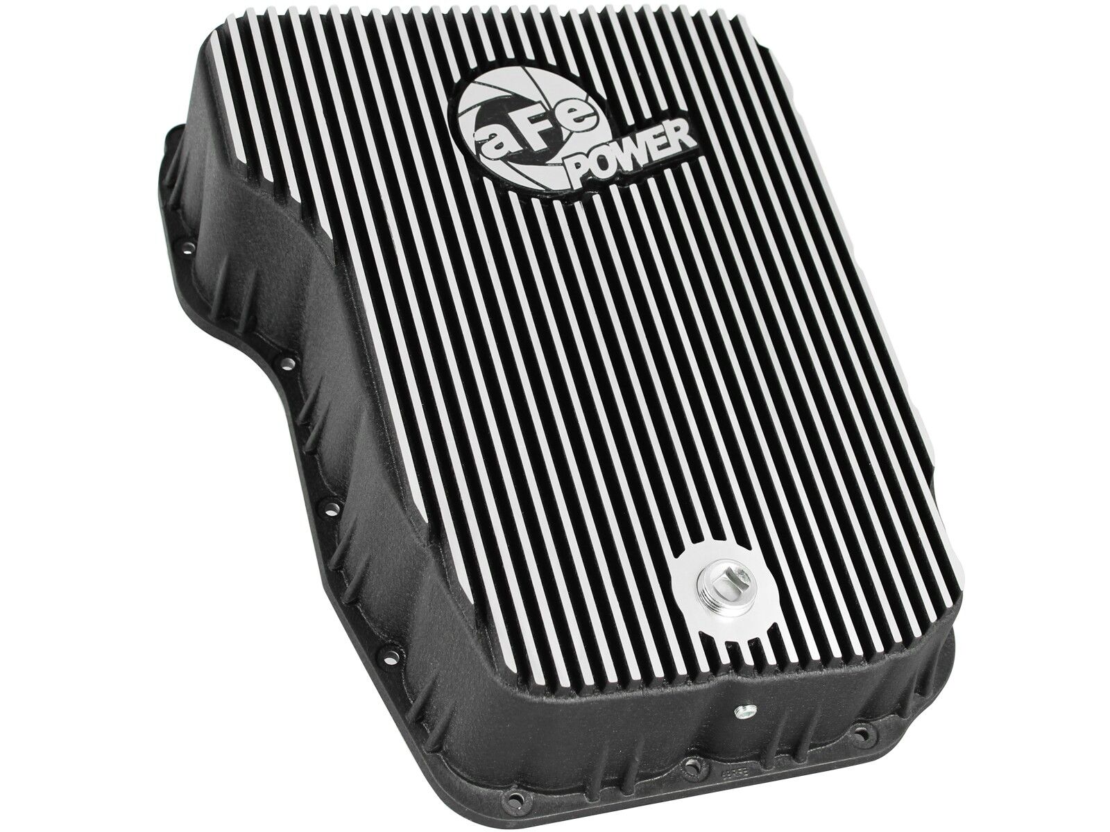 2007-2010 Dodge Ram 3500 Cummins Turbo Diesel 6.7L Transmission Pan Machined Fins