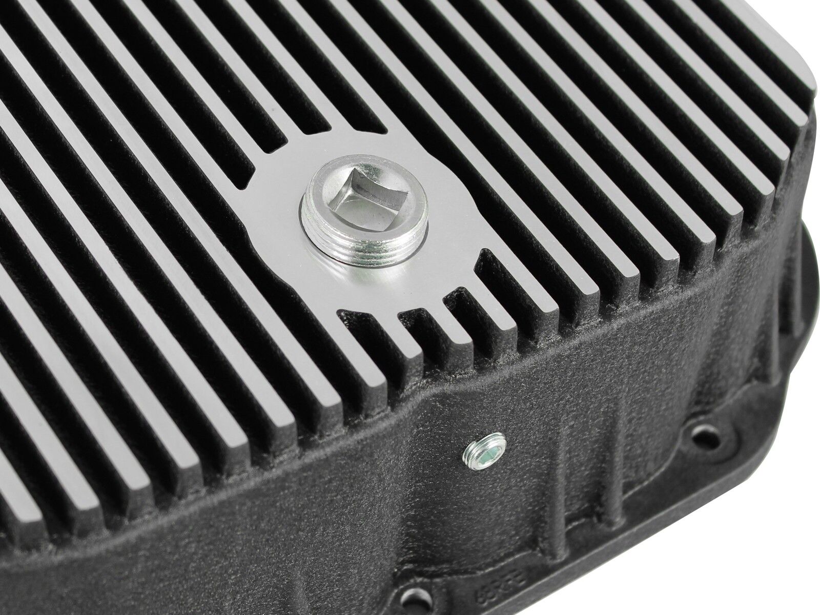 2007-2010 Dodge Ram 3500 Cummins Turbo Diesel 6.7L Transmission Pan Machined Fins