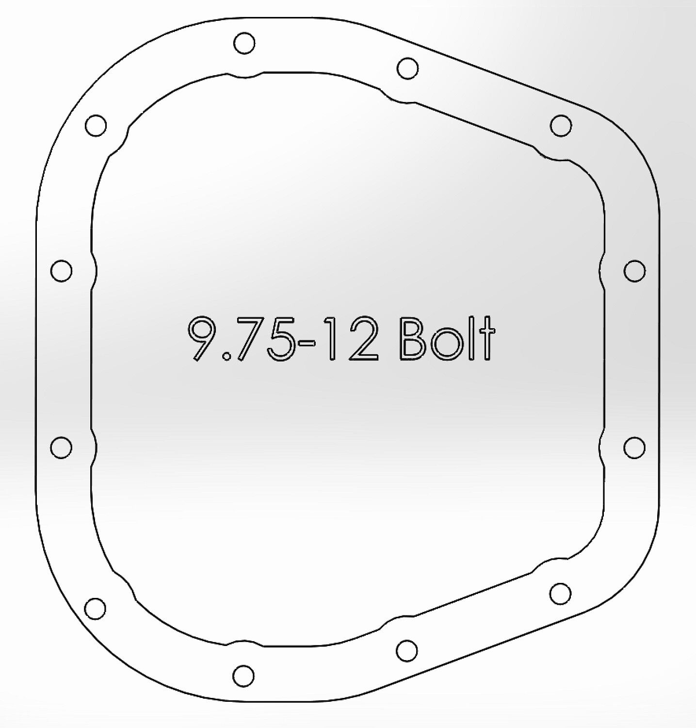 1997-2014 Ford F-150 V8 4.6L Rear Differential Cover Machined Fins Pro Series