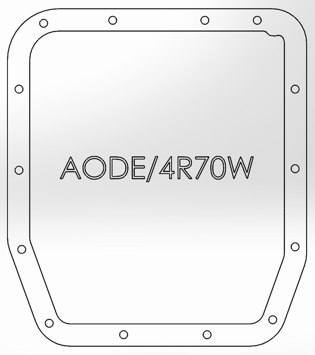1993-2008 Ford F-150 V8 5.4L Transmission Pan Machined Fins