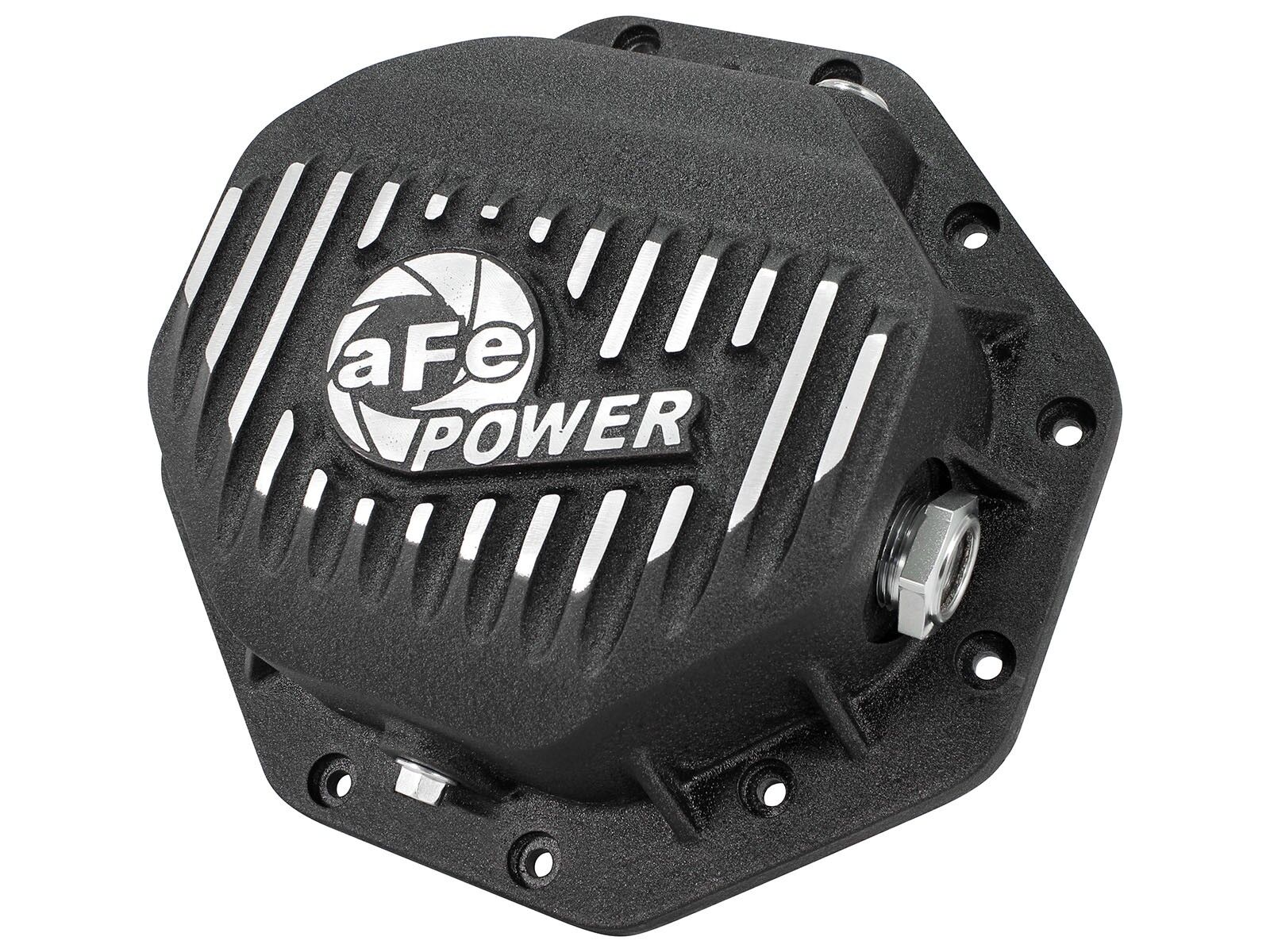 1994-2001 Dodge Ram 1500 HEMI V6 3.9L Rear Differential Cover Machined Fins Pro Series - 46-70272