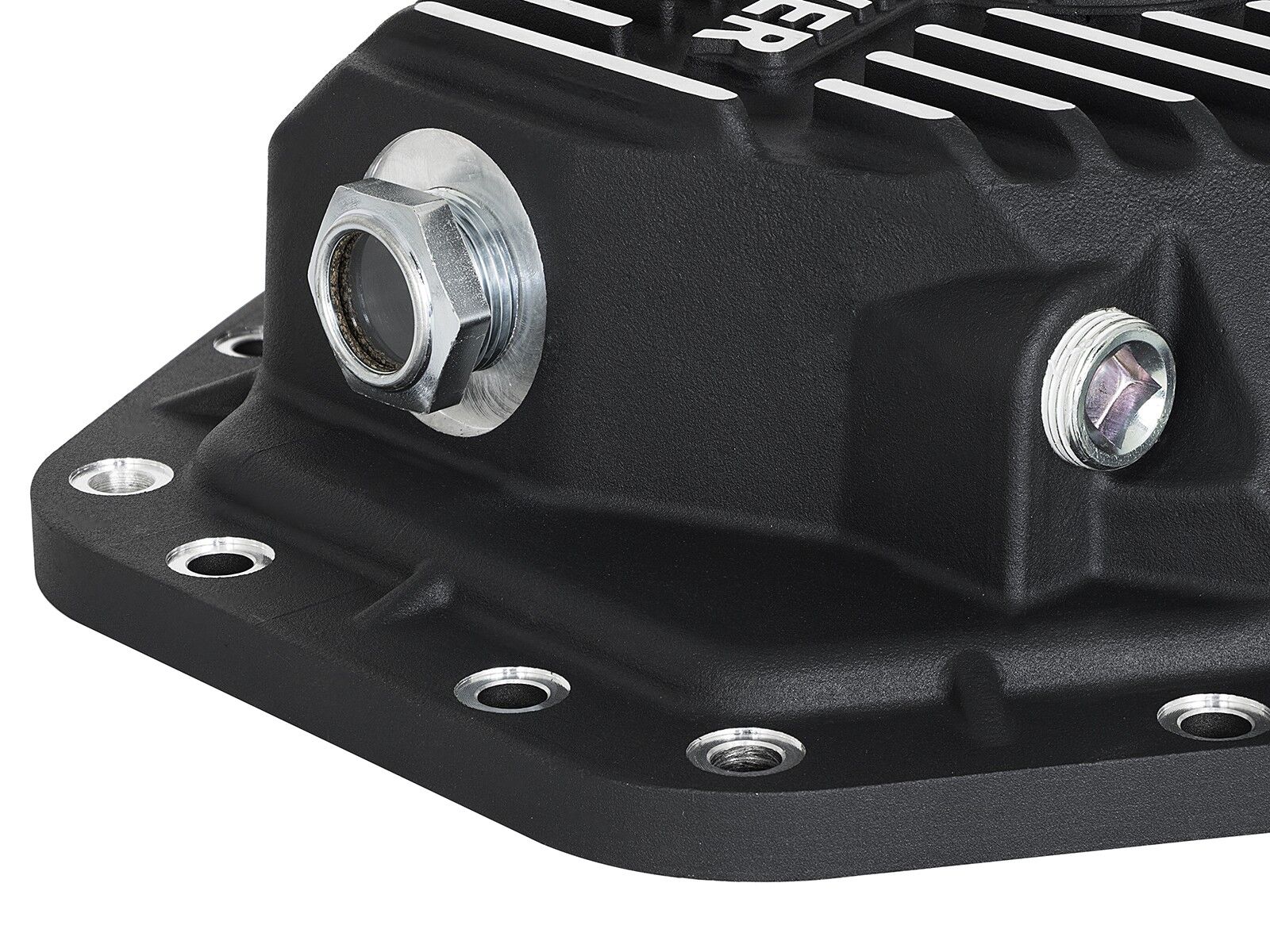 2017-2019 Ford F-350 Super Duty Turbo Diesel V8 6.7L Rear Differential Cover Machined Fins Pro Series