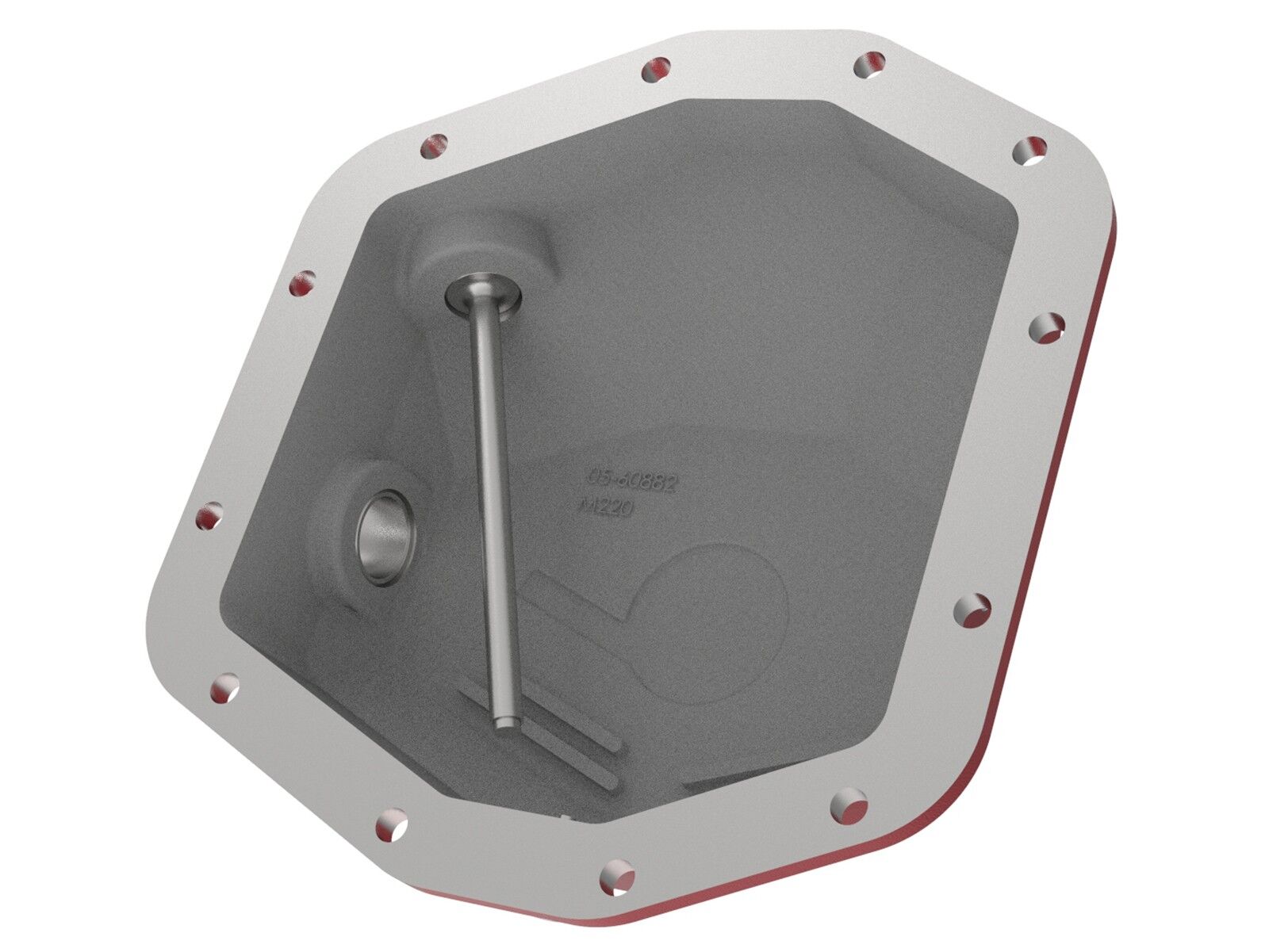 2018-2019 Jeep Wrangler JL V6 3.6L Pro Series Rear Differential Cover Red w/ Machined Fins