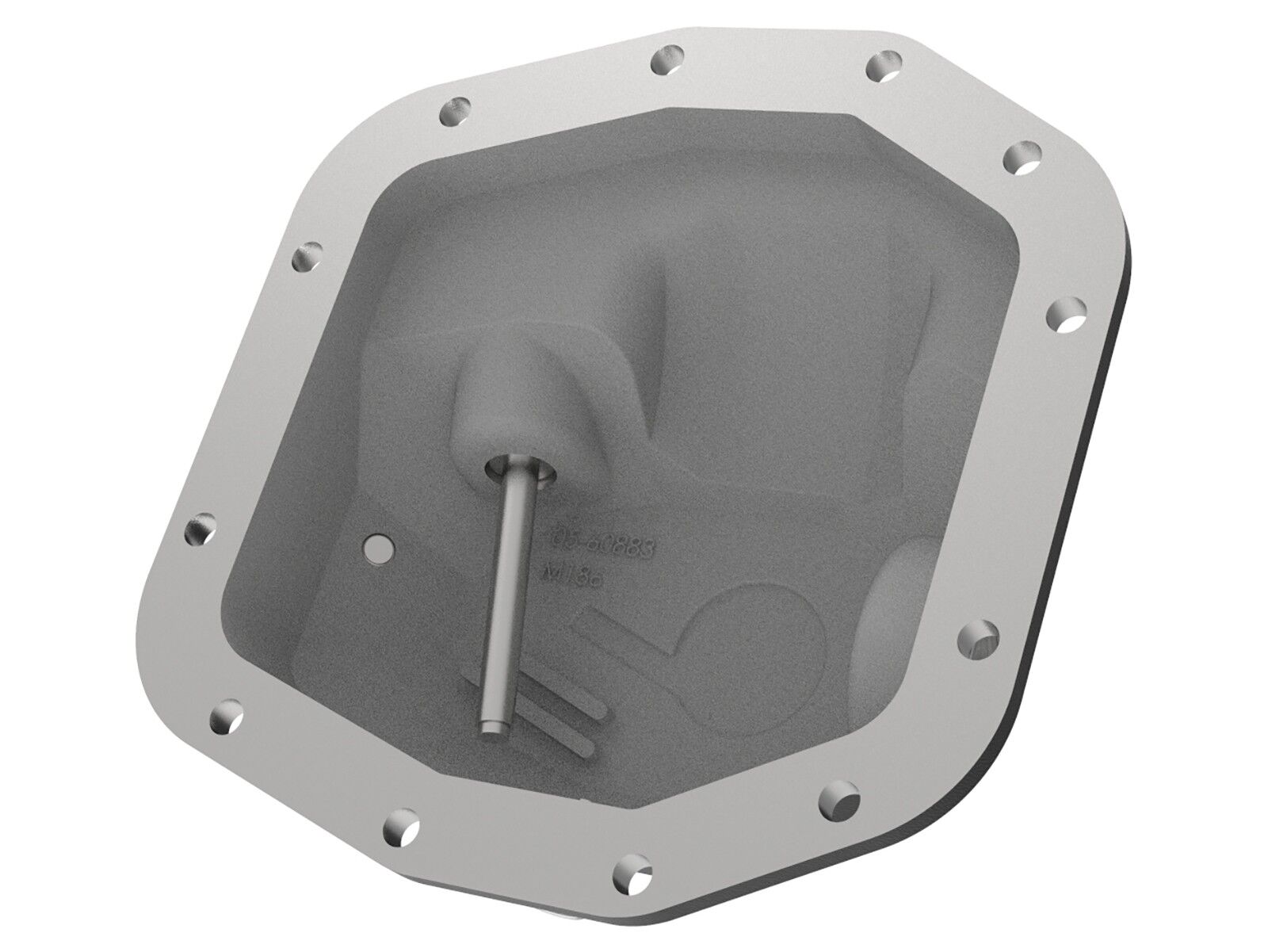 2018-2019 Jeep Wrangler JL V6 3.6L Pro Series Front Differential Cover Black w/ Machined Fins