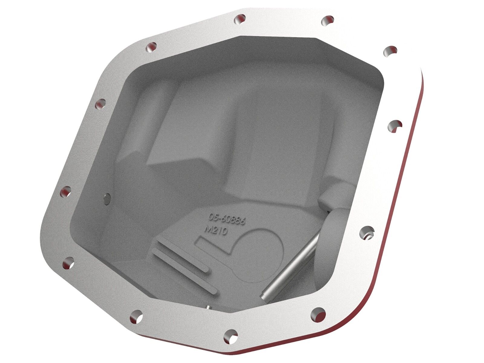 2018-2019 Jeep Wrangler JL V6 3.6L Pro Series Front Differential Cover Red w/ Machined Fins