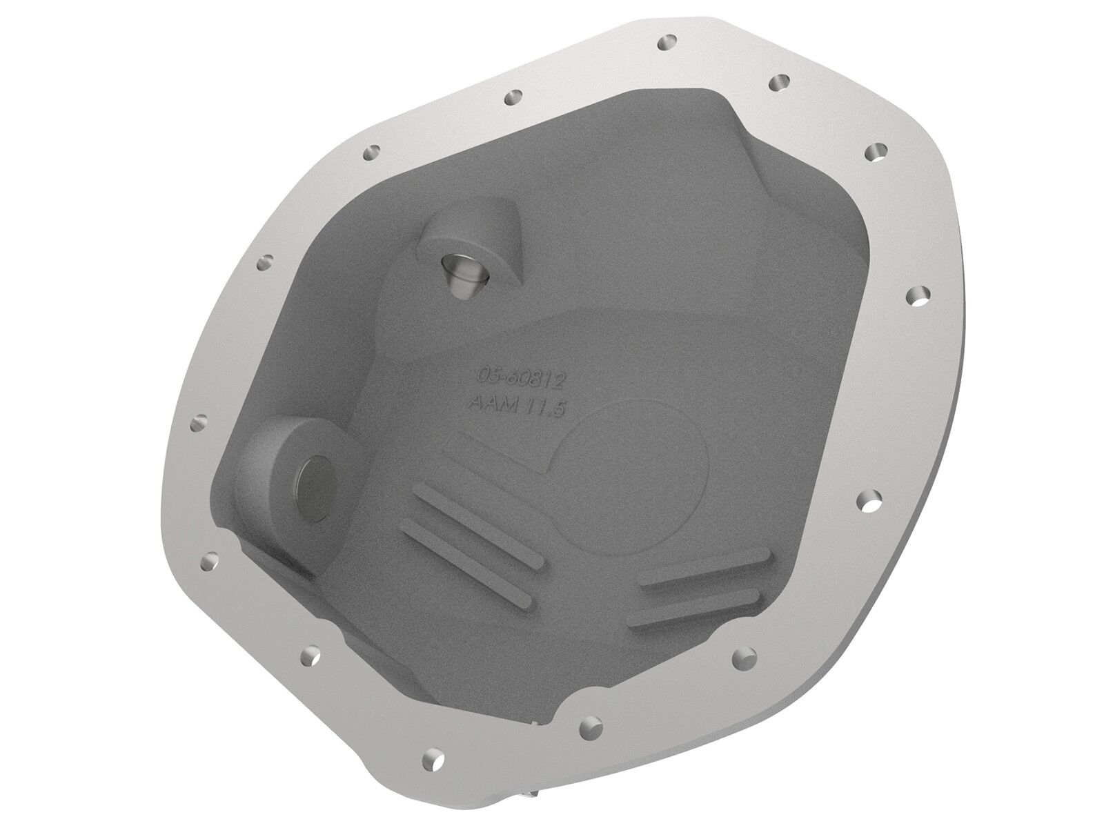 2007-2019 Chevrolet Silverado 3500 HD V8 6.0L Street Series Rear Differential Cover Raw w/ Machined Fins
